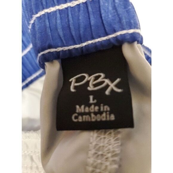 PBX Men Swim Trunks Large Blue sku7 - Picture 3 of 3
